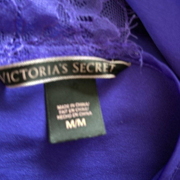 Victoria’s Secret Purple Satin and Lace Nightgown Medium - Picture 8 of 9